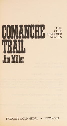 Tapa de COMANCHE TRAIL (Colt Revolver)