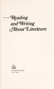 Tapa de Reading and writing about literature