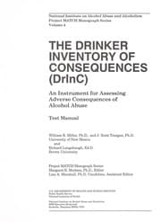 Tapa de The Drinker Inventory of Consequences (DrInC)