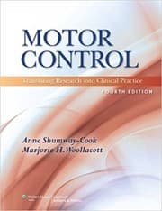 Tapa de Motor control : translating research into clinical practice - 4. edición