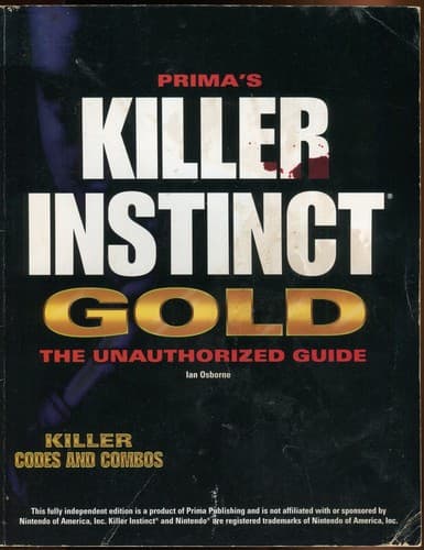 Tapa de Killer Instinct Gold