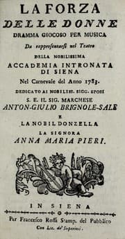 Tapa de La forza delle donne