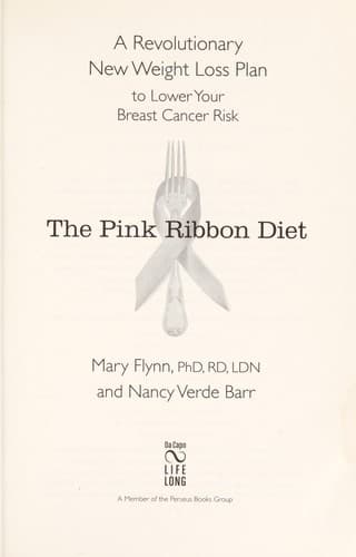 Tapa de The pink ribbon diet
