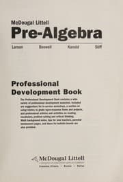 Tapa de McDougal Littell pre-algebra