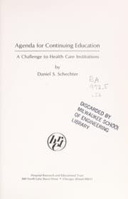 Tapa de Agenda for continuing education