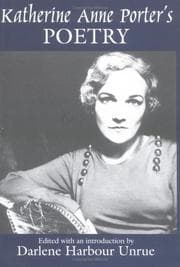 Tapa de Katherine Anne Porter's poetry