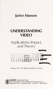 Tapa de Understanding video