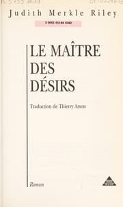 Tapa de Le maître des désirs