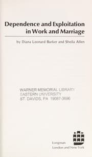 Tapa de Dependence and exploitation in work and marriage