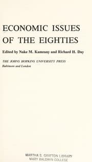 Tapa de Economic issues of the eighties