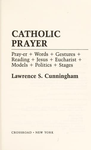 Tapa de Catholic prayer