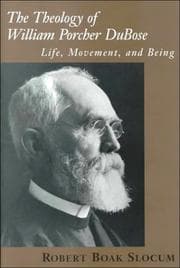 Tapa de The Theology of William Porcher Dubose