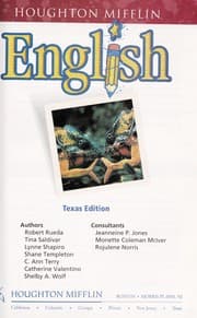Tapa de HOUGHTON MIFFLIN ENGLISH TX 8
