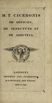 Tapa de M.T. Ciceronis libri De officiis