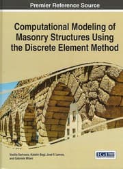 Tapa de Computational modeling of masonry structures using the discrete element method