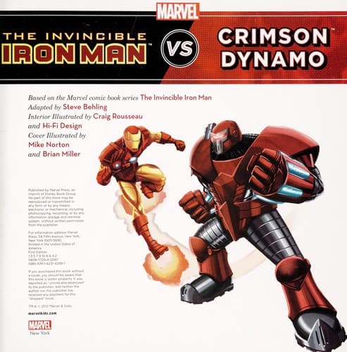 Tapa de The Invincible Iron Man vs. Crimson Dynamo