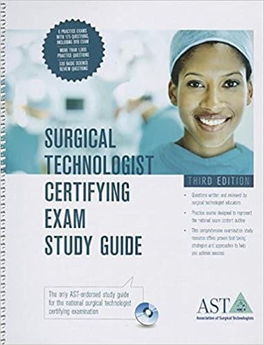 Tapa de Surgical technologist certifying exam study guide