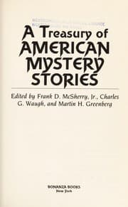 Tapa de A Treasury of American mystery stories