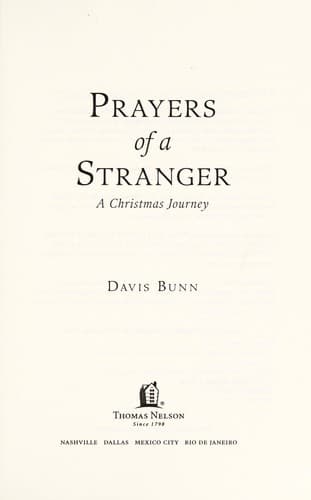 Tapa de Prayers of a stranger