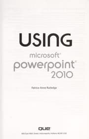 Tapa de Using Microsoft PowerPoint 2010