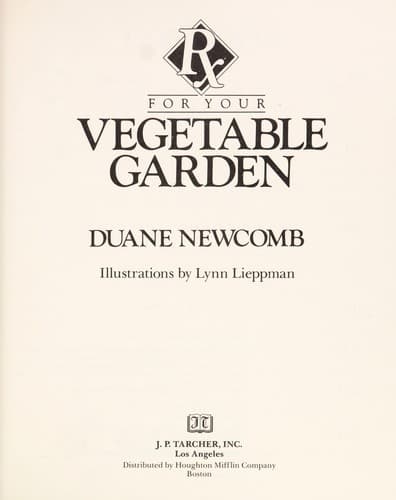 Tapa de Rx for your vegetable garden