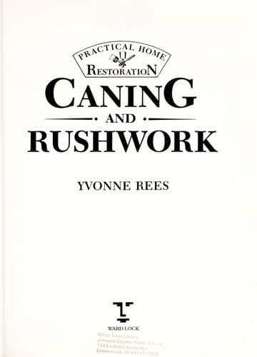Tapa de Caning and rushwork