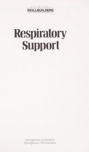 Tapa de Respiratory support