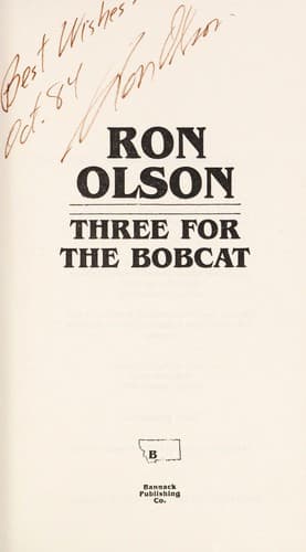 Tapa de Three for the bobcat