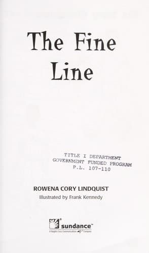 Tapa de The fine line (Sparklers)