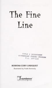 Tapa de The fine line (Sparklers)