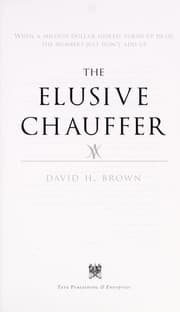 Tapa de The elusive chauffeur