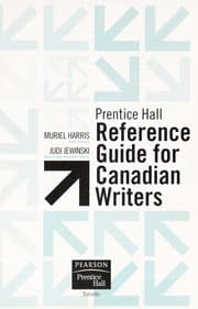 Tapa de Prentice Hall reference guide for Canadian writers
