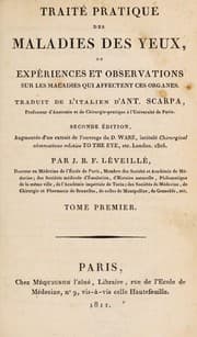 Tapa de TraitÃ© pratique des maladies des yeux; ou,ExpÃ©riences et observations sur les maladies qui affectent ces organes ...