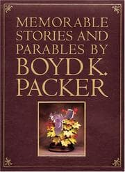 Tapa de Memorable Stories and Parables by Boyd K. Packer