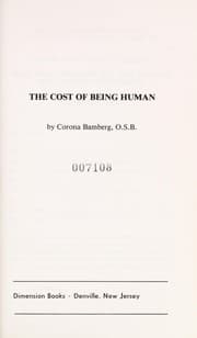 Tapa de Costs of Being Human
