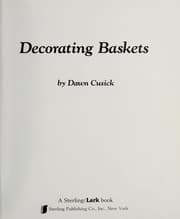 Tapa de Decorating baskets