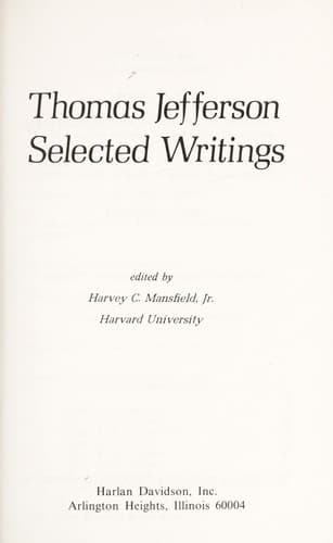 Tapa de Selected writings