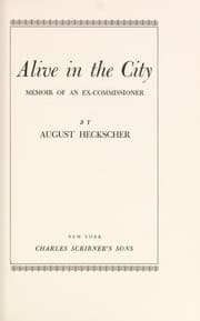Tapa de Alive in the city: memoir of an ex-commissioner