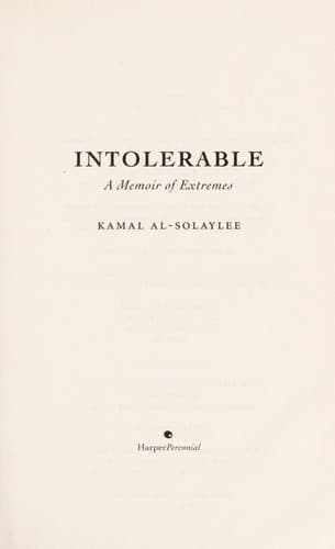 Tapa de Intolerable