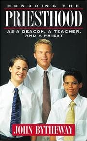 Tapa de Honoring the Priesthood As a Deacon, a Teacher and a Priest