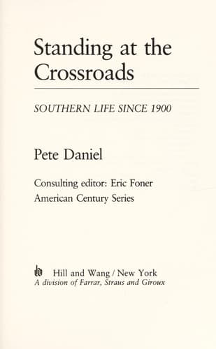 Tapa de Standing at the crossroads