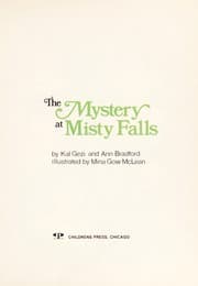 Tapa de The mystery at Misty Falls
