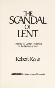 Tapa de The scandal of Lent