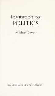 Tapa de Invitation to politics