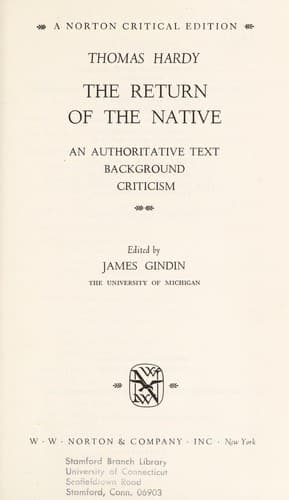Tapa de The Return of the Native