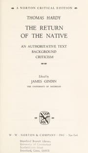 Tapa de The Return of the Native