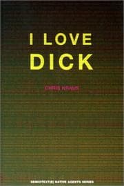 Tapa de I love Dick