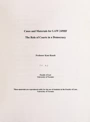 Tapa de Cases and materials for Law 249HF