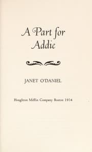 Tapa de A part for Addie