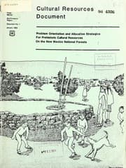 Tapa de Problem orientation and allocation strategies for prehistoric cultural resources on the New Mexico National Forests